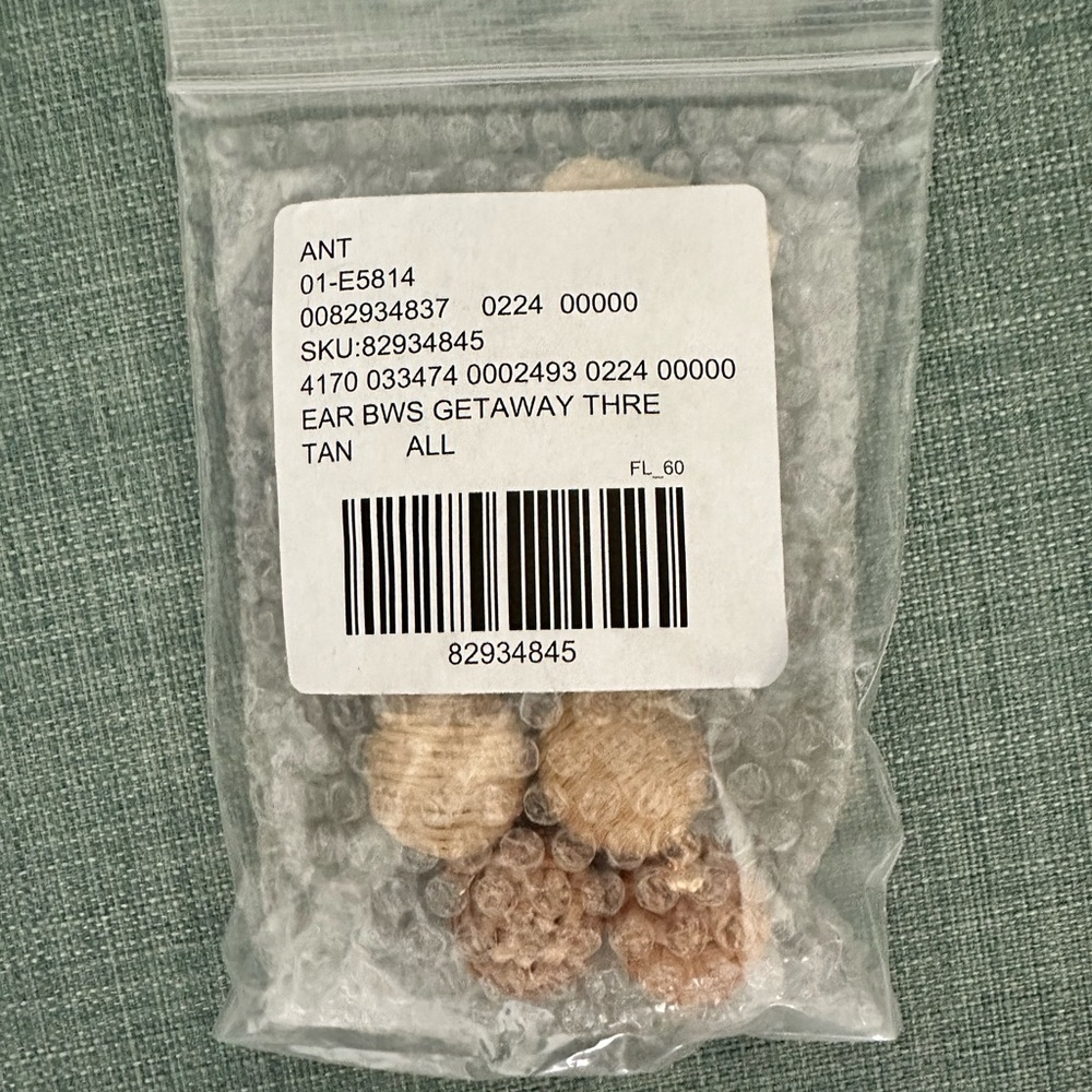 NEW Anthropologie Raffia Bulb Earrings - Picture 4 of 5